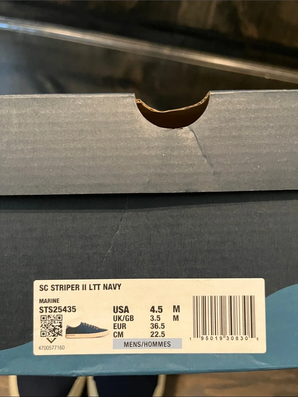 NEW Sperry Men's Navy Canvas Boat Shoes with Cream Sole